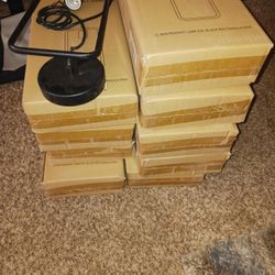 10 Brand New IN Box Black PENDANT HANGING Light Fixtures Brand New