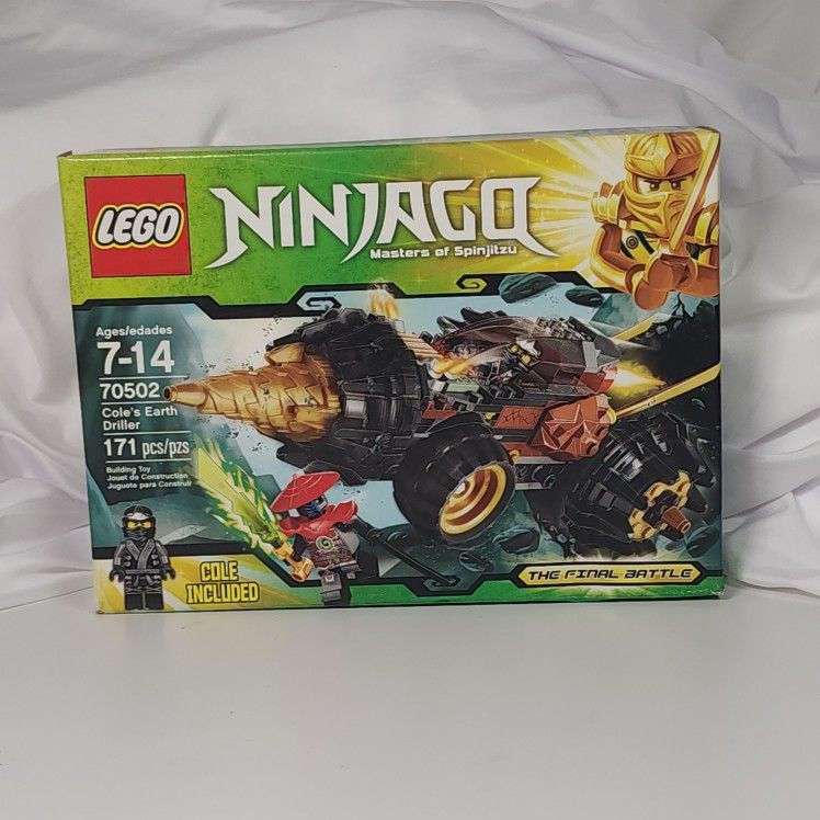 LEGO 70502 Ninjago Cole's Earth Driller New and Factory Sealed