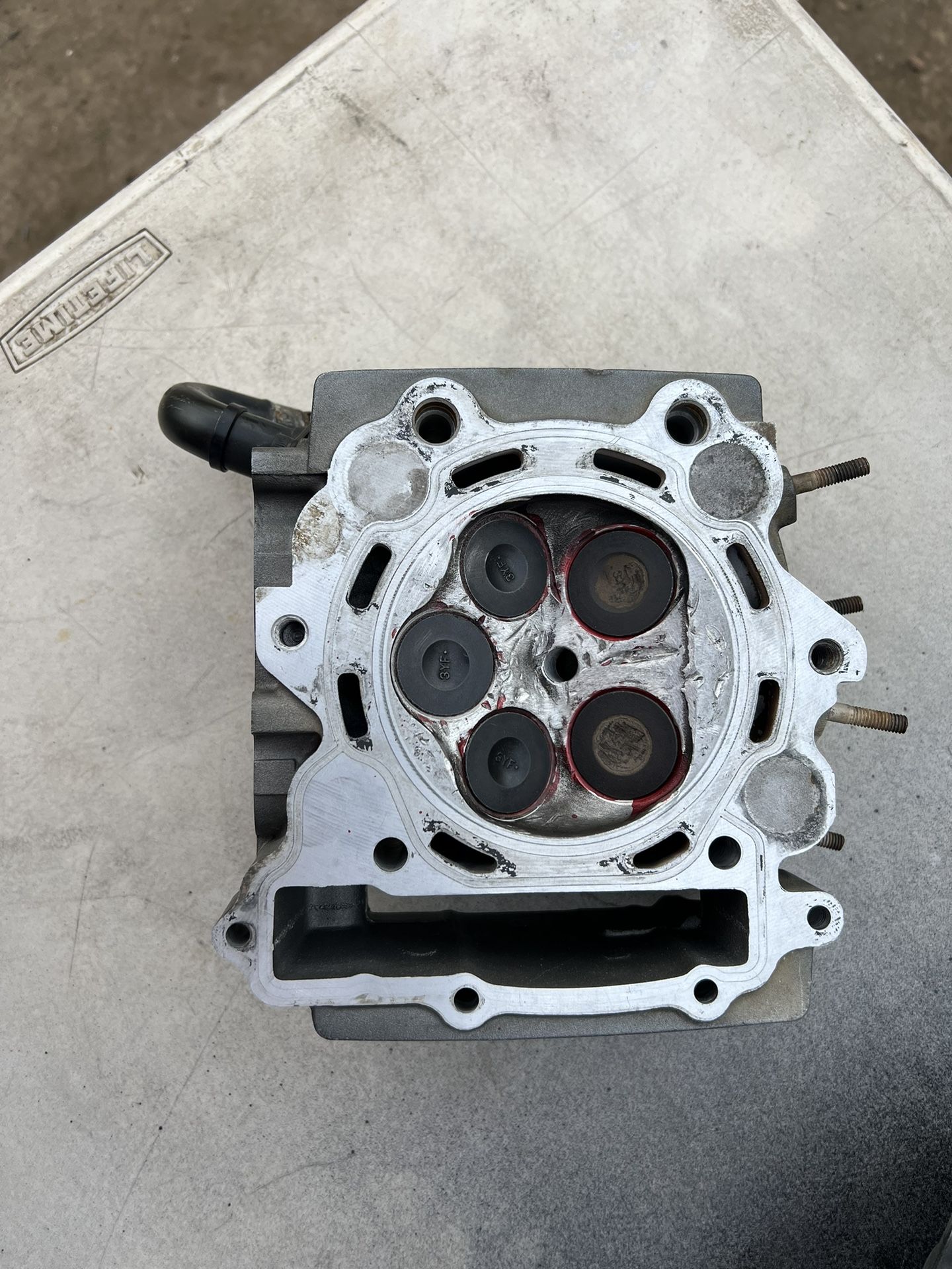 yamaha raptor 660 cylinder head