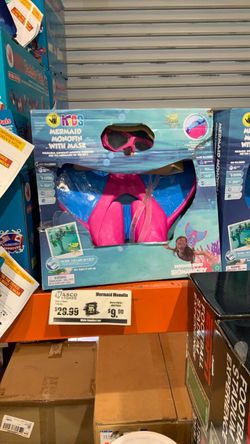Kids Mermaid Monofin with Mask $9