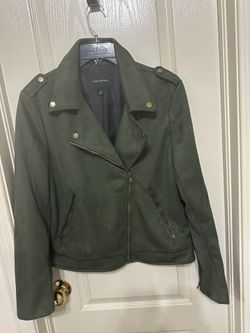 Vegan Suede Moto Jacket