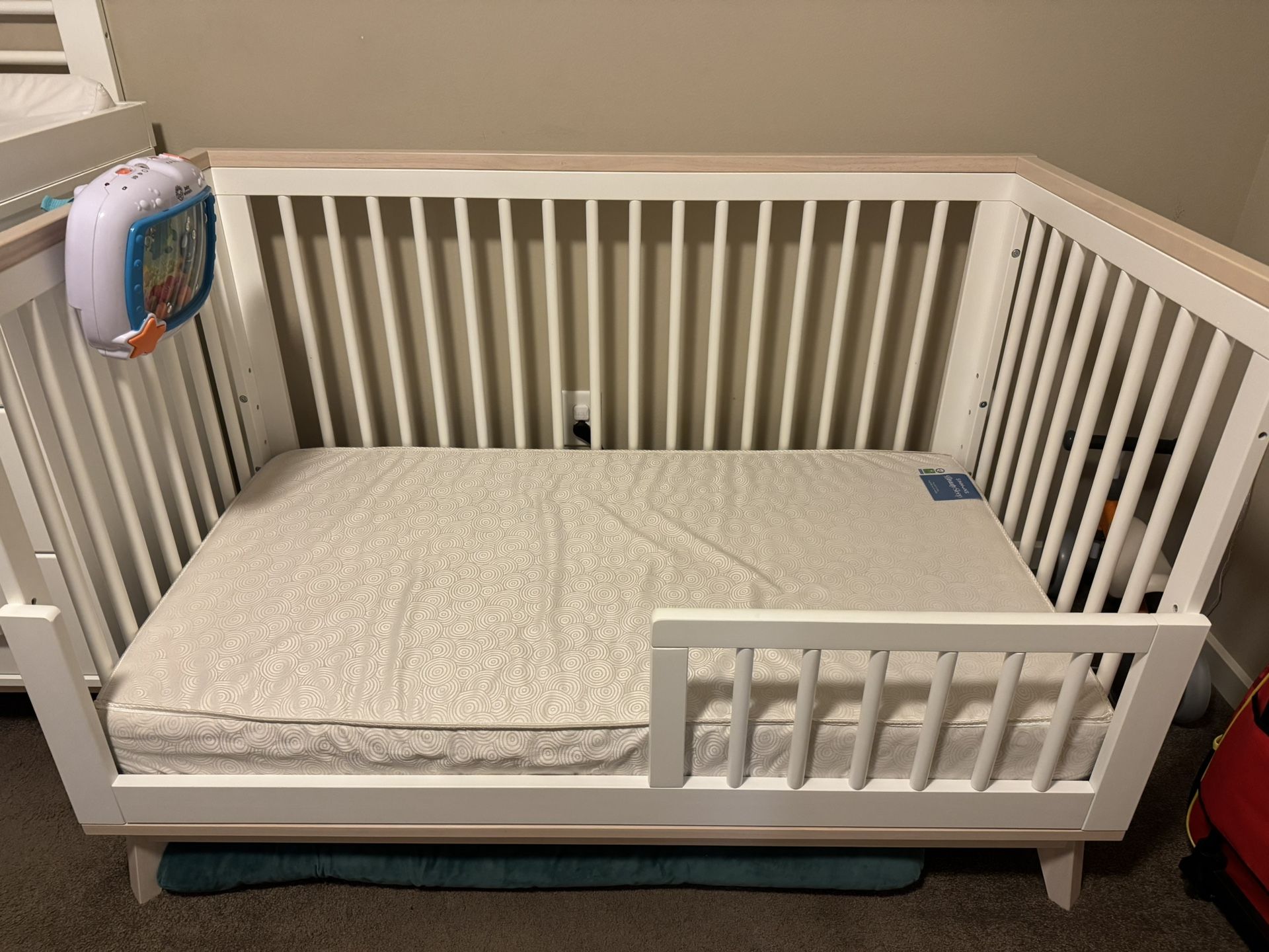 Babyletto Scoot Crib And Dresser Plus Mattress And Changing Table