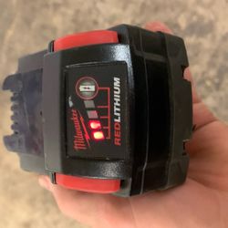 3 Milwaukee M18 Batteries. 2 New 1 Used