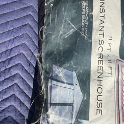 COLEMAN  INSTANT SCRENHOUSE EXCELLENT CONDITION SERIOUS BUYERS. 11FT X 11 FT $30 SERIOUS BUYERS PLEASE