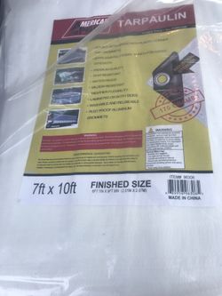 7X10 tarp