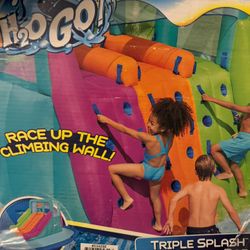 H2OGO Triple Splash kids Inflatable Waterpark