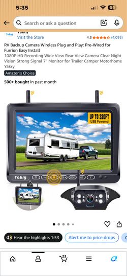 Rv camera