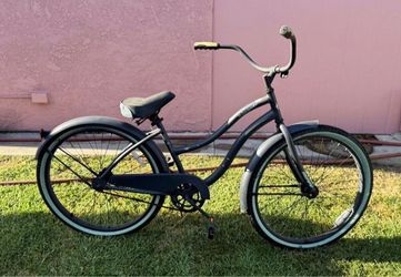 Beach Cruiser Bicycle Matte Black