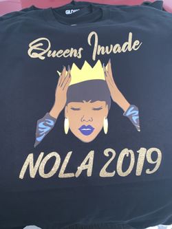 Custom T-shirt printing (glitter)