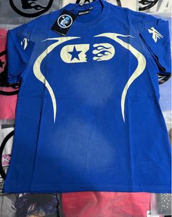 Blue Hellstar Graphic Shirt