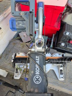 Kobalt 10" Sliding Compound Miter Saw – Works Great – Diablo Blade