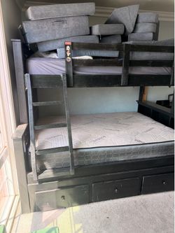 Free bunk bed twin over full
