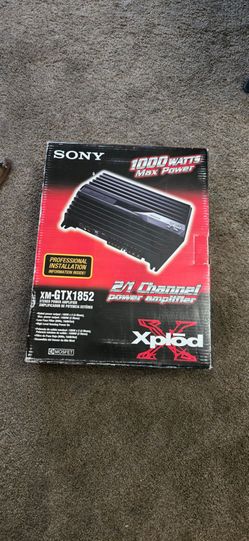 Sony Xplod XM-GTX1852  Amplifier 2 / 1 Channel