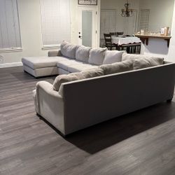 Big wraparound couch