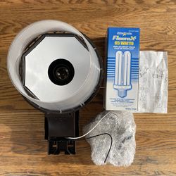 Lights of America Fluorex 65W Yard Light 9166 Outdoor Security Fixture w/ Bulb