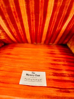 MCM Sizzlin Hot Velvet Swivel Recliners AKA “The Mystery Chairs” by FLEXSTEEL