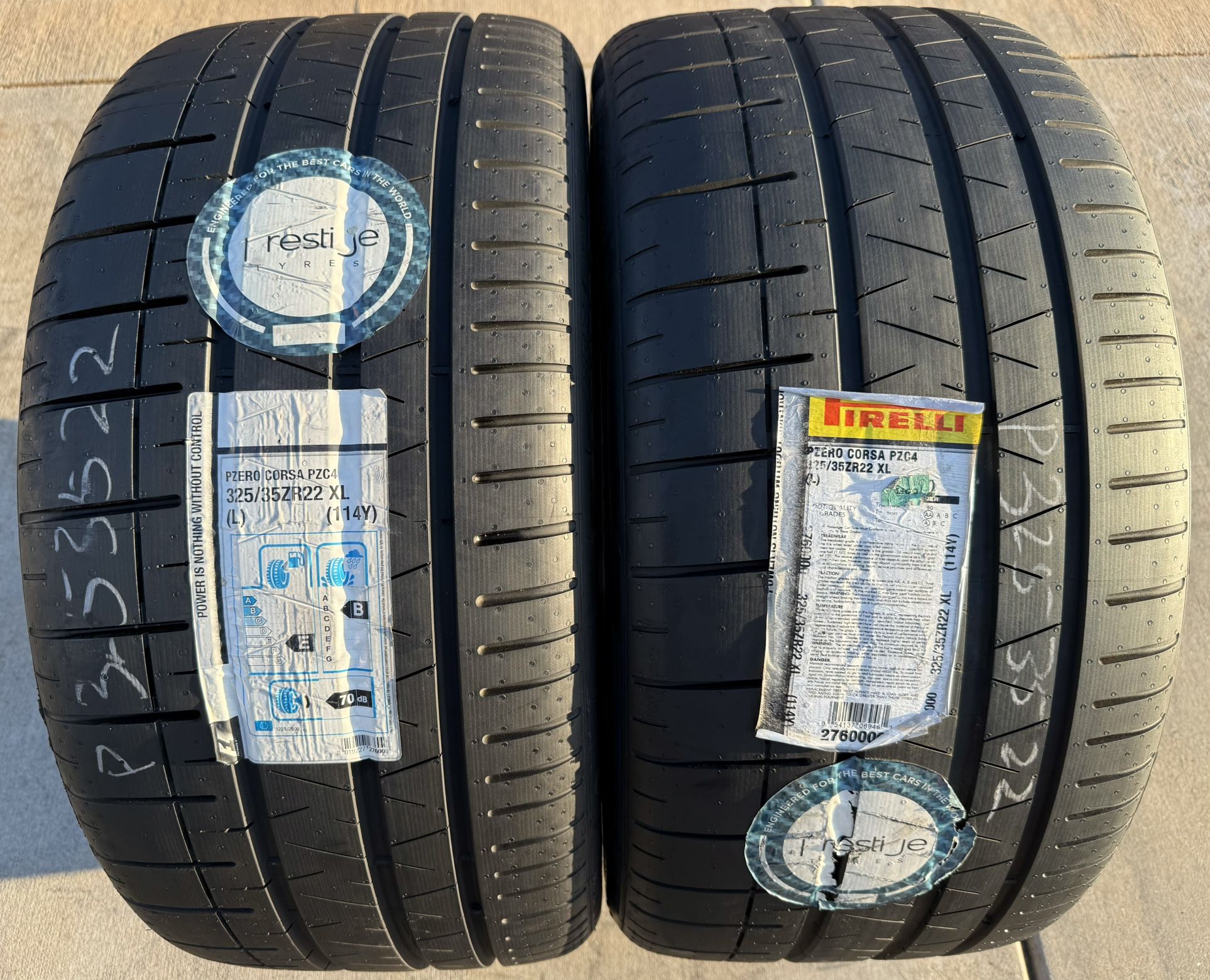 TWO BRAND NEW 325/35ZR22 Pirelli P Zero Corsa PZC4 Lamborghini Urus Tires 325-35-22 325 35 22