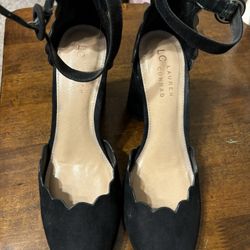 Lauren Conrad Velvet Heels