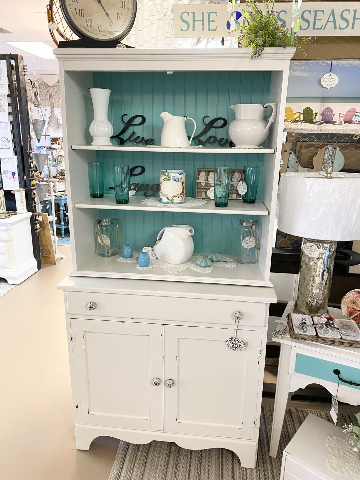 Refinished Hutch 