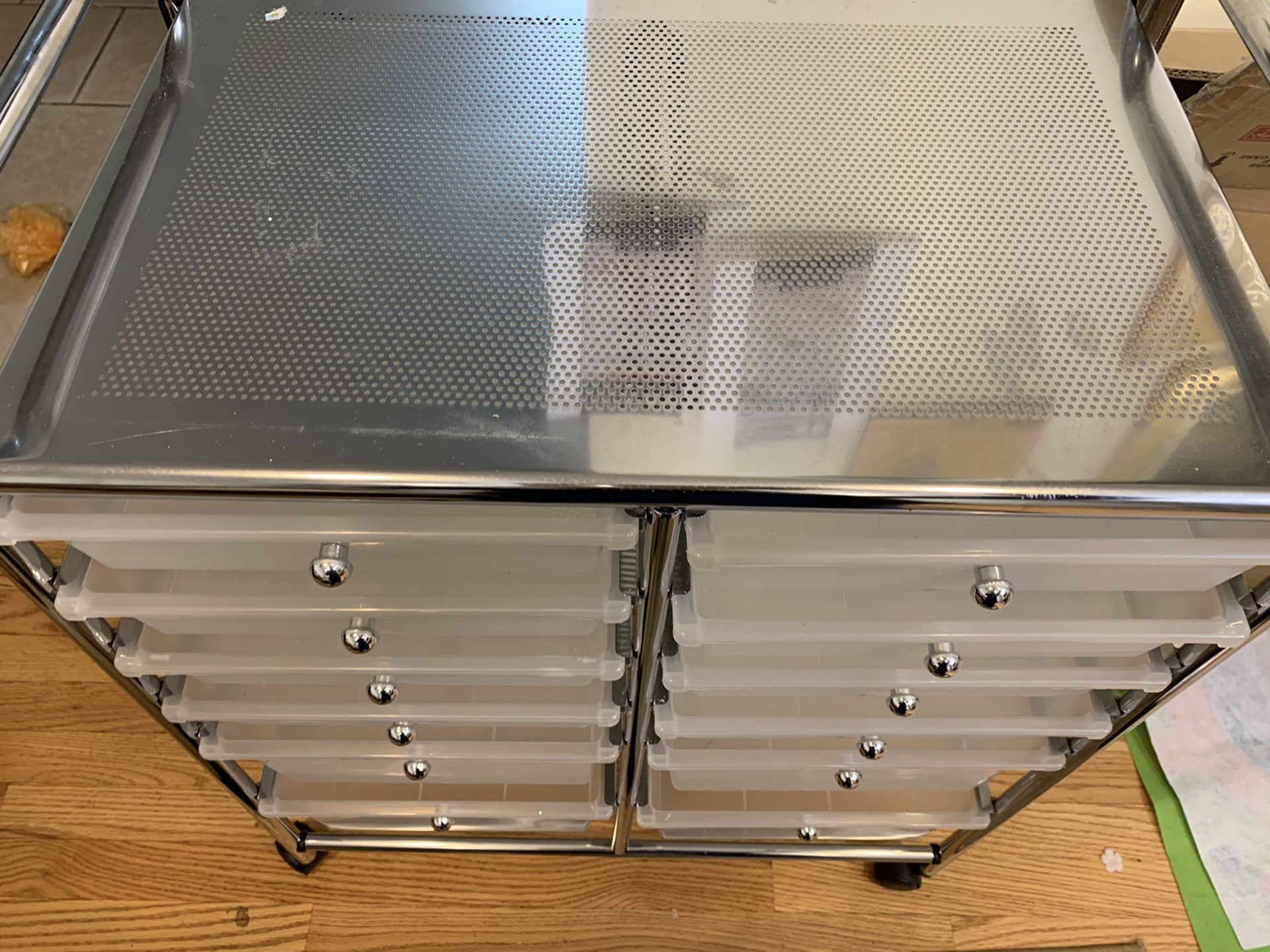 12 drawer plastic organizer
