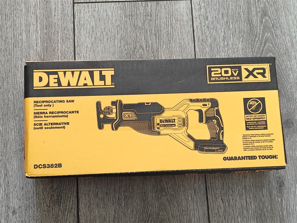 DeWalt DCS382B 20V MAX XR Brushless Cordless Reciprocating Saw Tool Only
NEW sealed box