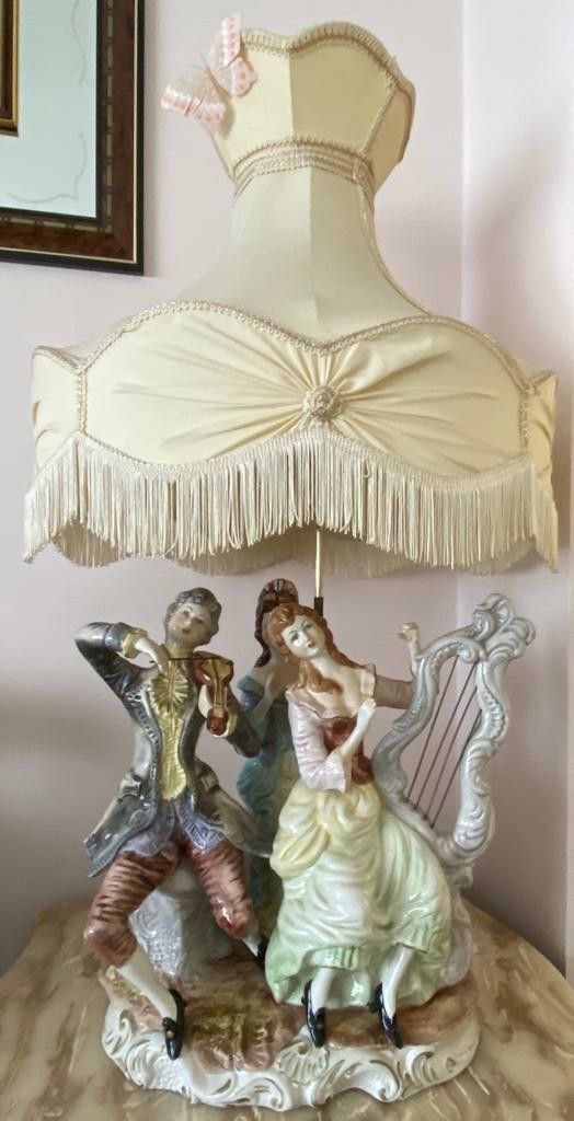 Rare Capodimonte Lamps - Pair