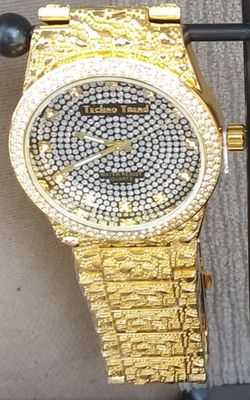 Nugget fashion Designer watch with stones
