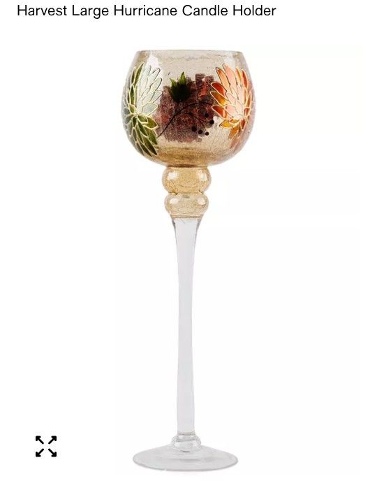 For Sale: 16" Harvest Hurricane Candle Holder