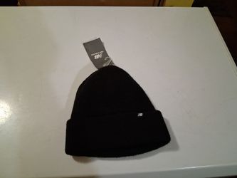 Men's New Balance winter beanie all black Brand new