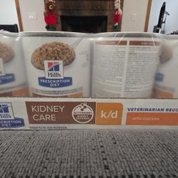 Kidney Care k/d Dog Food 12 Cans Unopened 