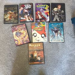 Various anime DVDs 