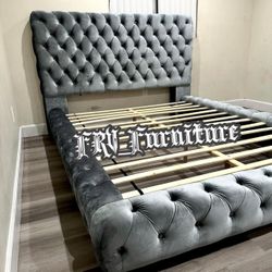 New Queen Bed Frame With Mattress 