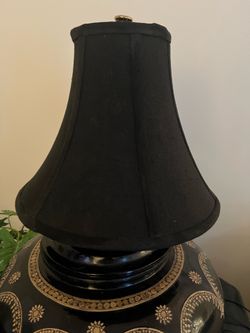 Black lampshade