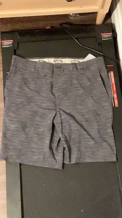 Mens grey Callaway shorts