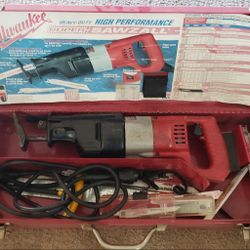 Milwaukee sawzall in case