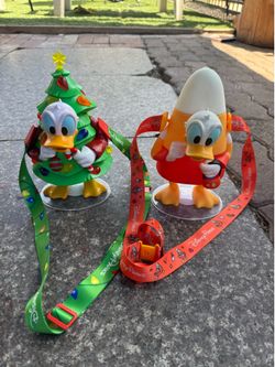 Disney Park Collector Sippi Cups Christmas Tree &  Candy Corn Donald Duck