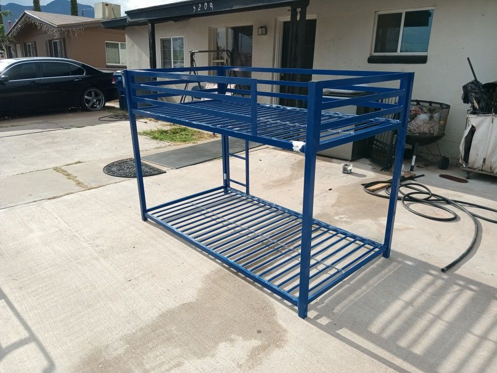 Heavy Duty Low Profile 45 In Wide 75 Inches Long.Twin Size Bunk Bed Set Only.