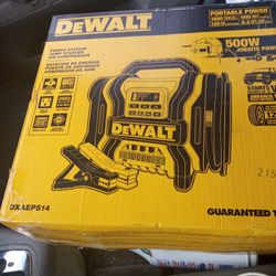 DeWalt Jump Box And Inflator Brand New Still In The Box