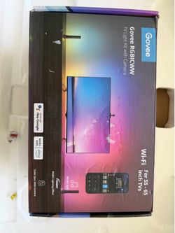 Grovee RGBICWW TV Light Kit with Camera 55-56” TV