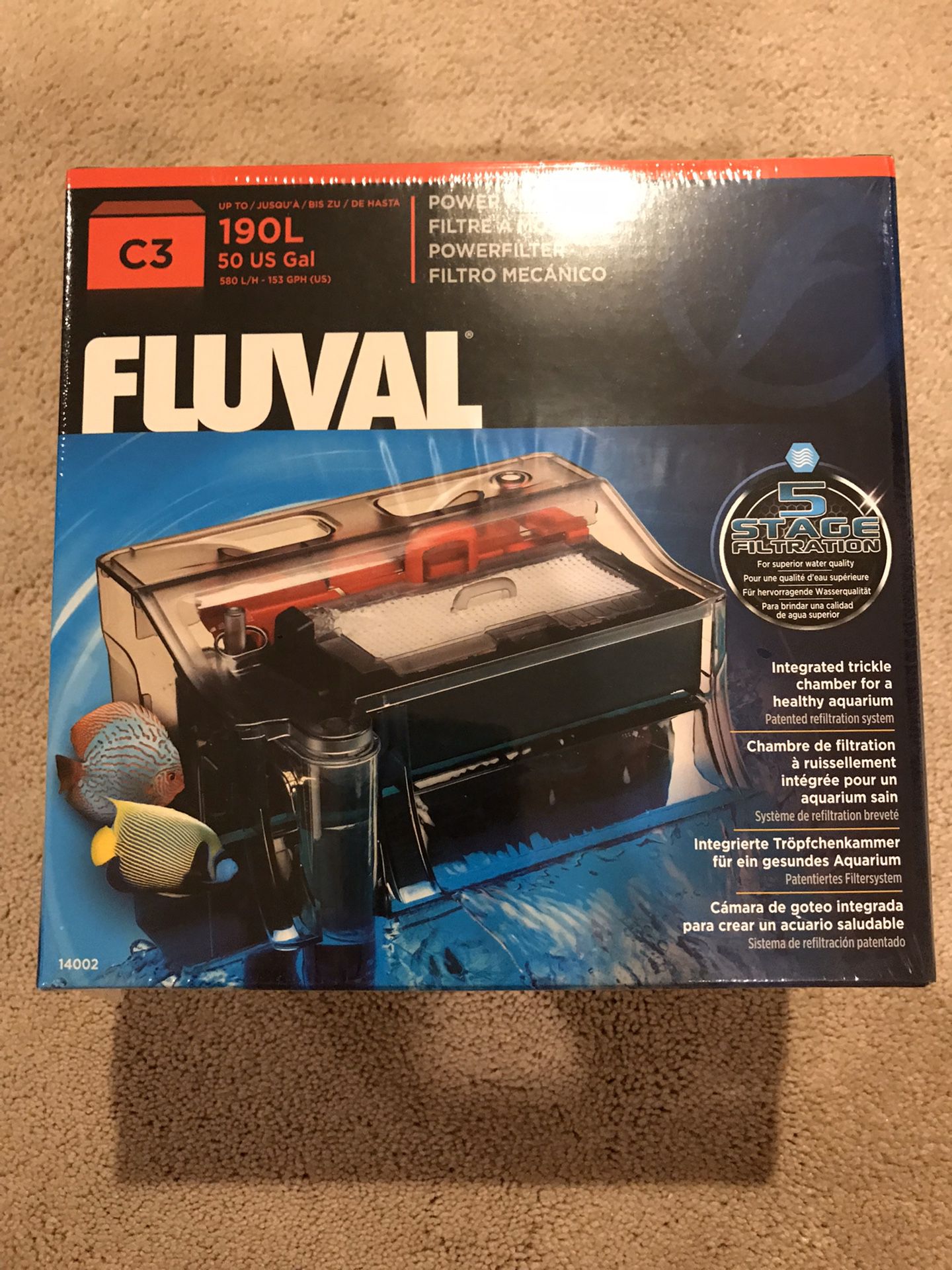 Fluval C3 Power Filter Aquarium HOB (Brand New..!)