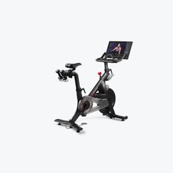 Peloton Bike with Bike Mat, Dumbbells, Seat Cover and Cycling Shoes