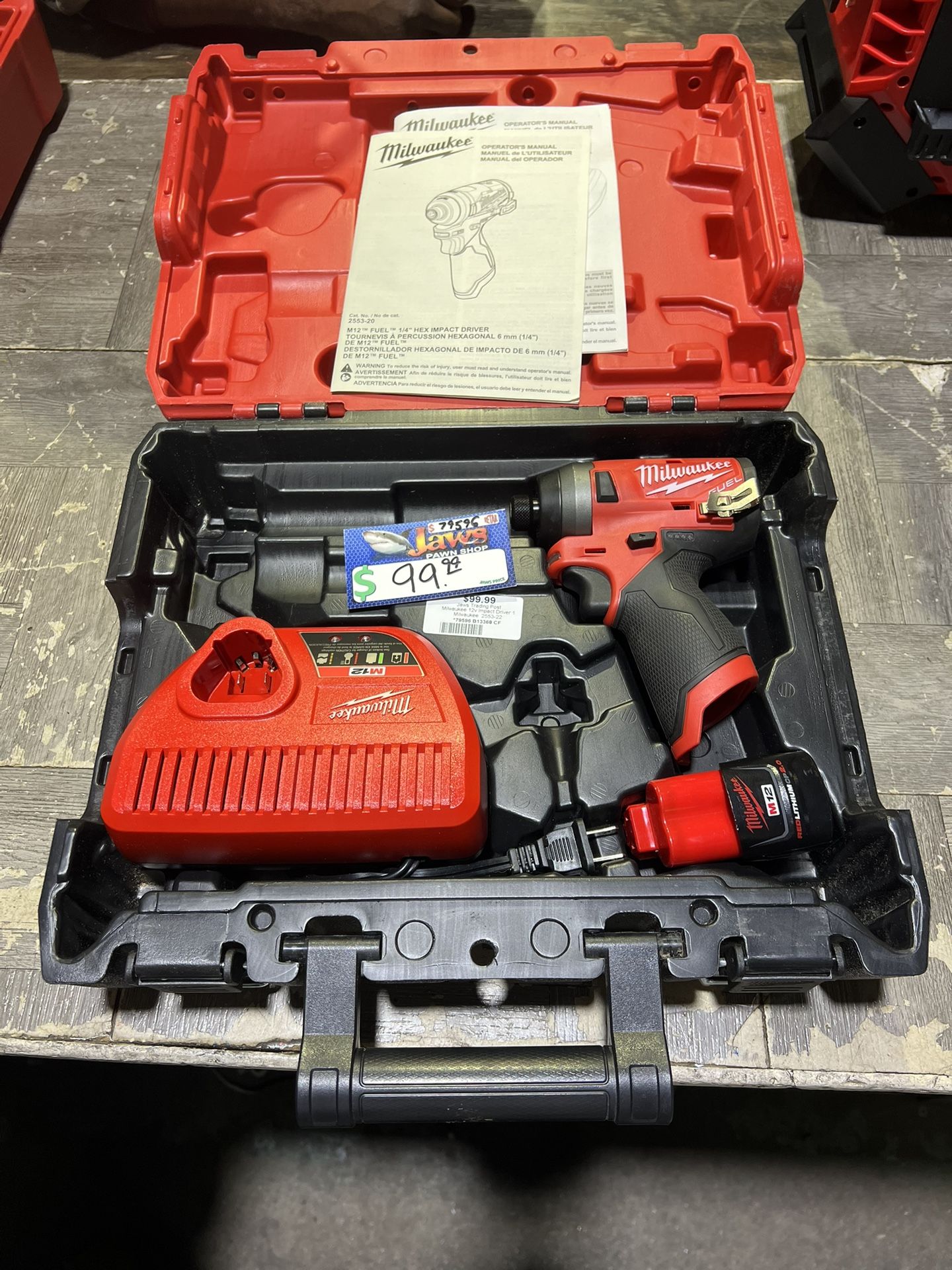 Milwaukee 1/4 inch hex impact driver pick up only 