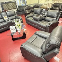 🔥Brand New Manual Reclining Sofa Sets🔥
