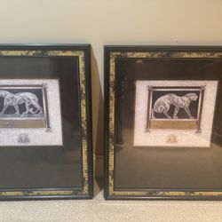 Two Pictures In Frames