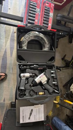Craftsman brand new air tool set also brand new Milwaukee air tool sockets