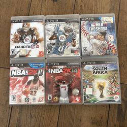PS3 Lot Of 6 Games