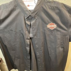 Harley Davidson Men’s Performance Button Up XXL