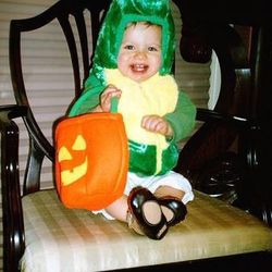18 mo. - 3T Crocodile (Alligator?) Halloween Costume Vest