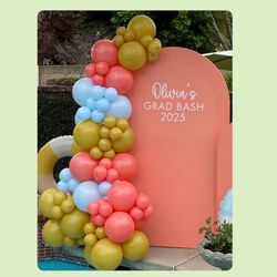 Backdrop And Balloon Garland