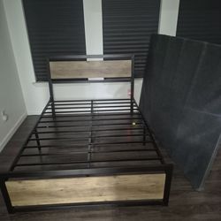 Bedframe And Box Spring